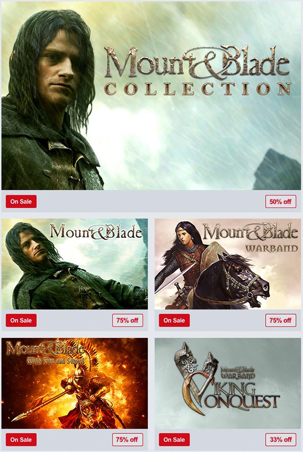 Humble Store Mount & Blade Weekend Sale
