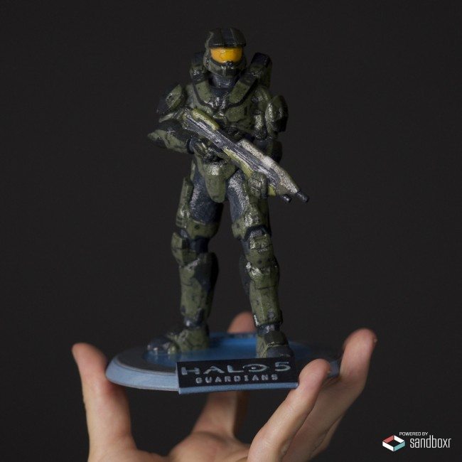 Customizable 3D Printed Halo Spartans Now Available to Fans Worldwide
