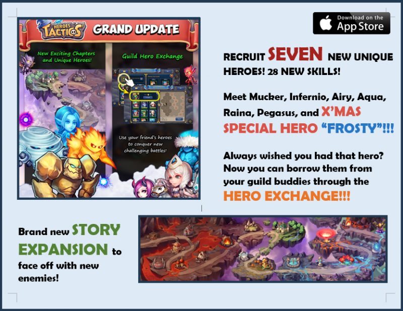 Heroes Tactics Now Featured on Google Play, Grand Updates Coming Soon