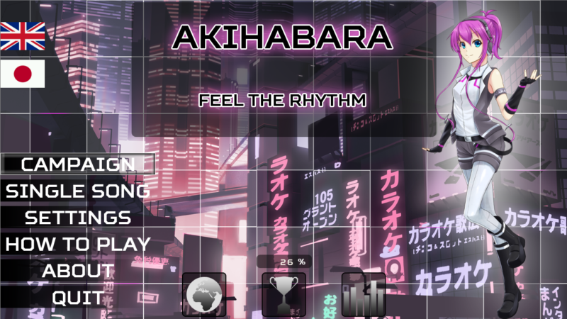 AKIHABARA Rhythm Game Now Available on Steam and Mobile