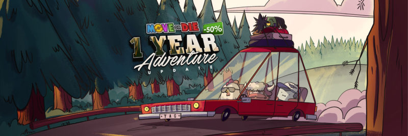 MOVE OR DIE Celebrates Launch Anniversary with 1 Year Adventure Update