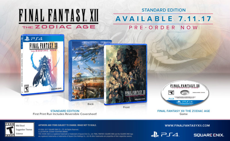 FINAL FANTASY XII THE ZODIAC AGE Collector's Edition Unveiled