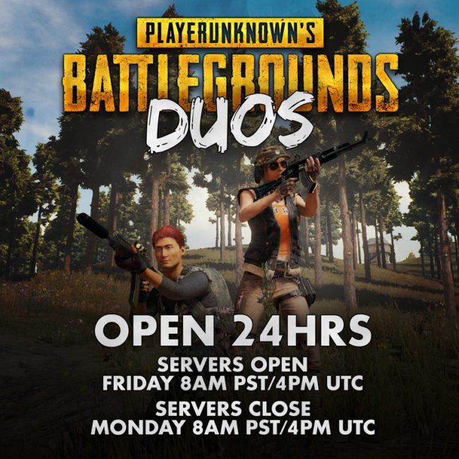 PLAYERUNKNOWN'S BATTLEGROUNDS Opens Servers for 24 Hours this Weekend Only
