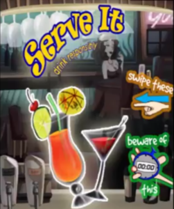 SERVE IT Action Packed Game Lets You Swipe from Behind the Bar Available Now for Mobile