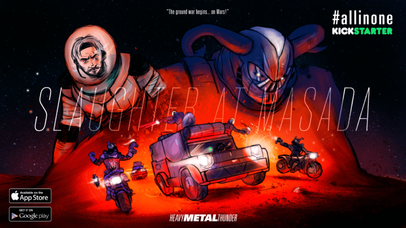 Slaughter at Masada! Sci-Fi Gamebook Enters Aggressive 1-Week Kickstarter Campaign