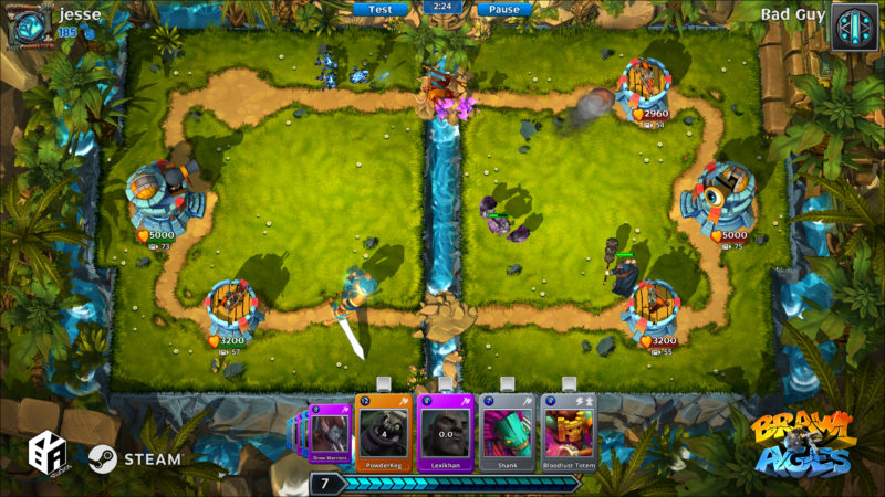 Brawl of Ages Collectible Card Arena Game Now Out on Steam Early Access
