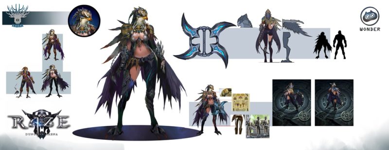 Raze: Dungeon Arena New Character Art Revealed