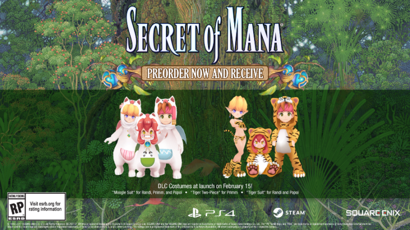 SECRET OF MANA Time Honored RPG Coming Next February in Full 3D