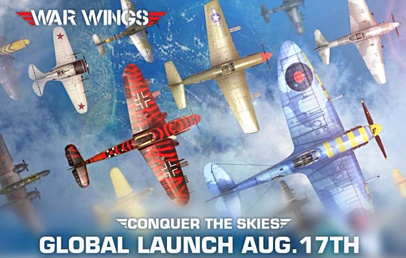 War Wings Now Available for Mobile in the U.S and Worldwide