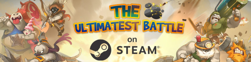 Real-Time Team-based 2D Wacky Competitive Arena Shooter THE ULTIMATEST BATTLE Now Out on Steam