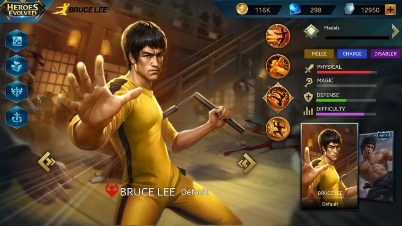 Bruce Lee Kicks His Way into Heroes Evolved