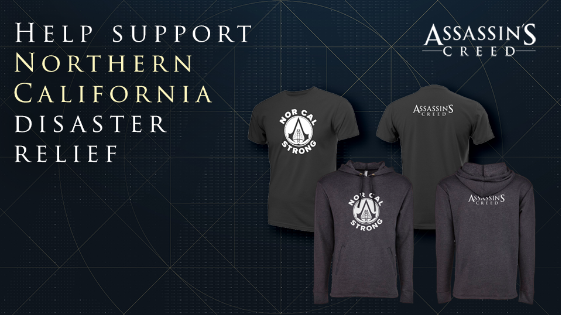 ASSASSIN’S CREED Supports Fire Relief in Northern California
