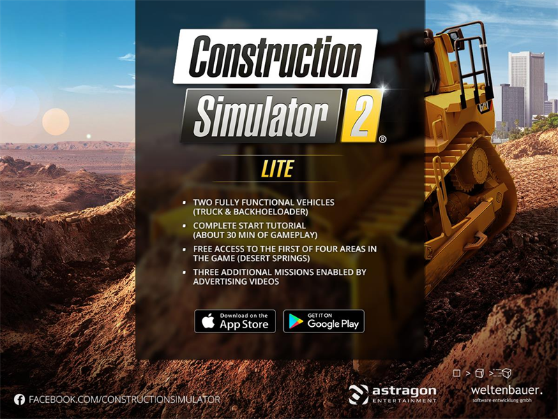 Construction Simulator 2 Free Lite Version Now Available for iPhone and iPad