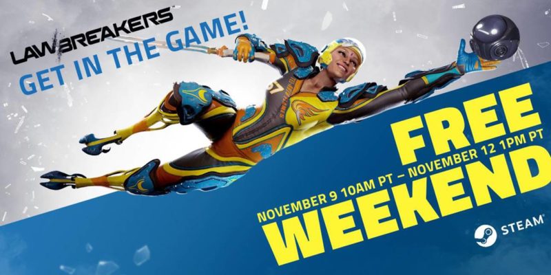 LawBreakers Steam Free Weekend Event Has Begun