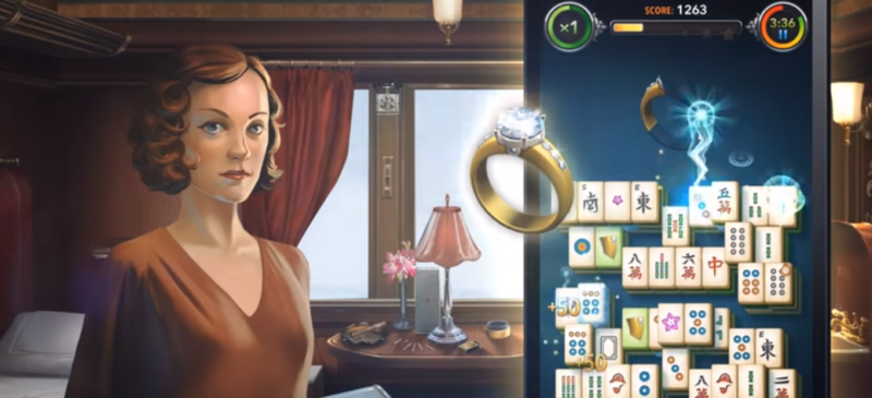Solve Agatha Christie’s  Murder on the Orient Express in MAHJONG CRIMES