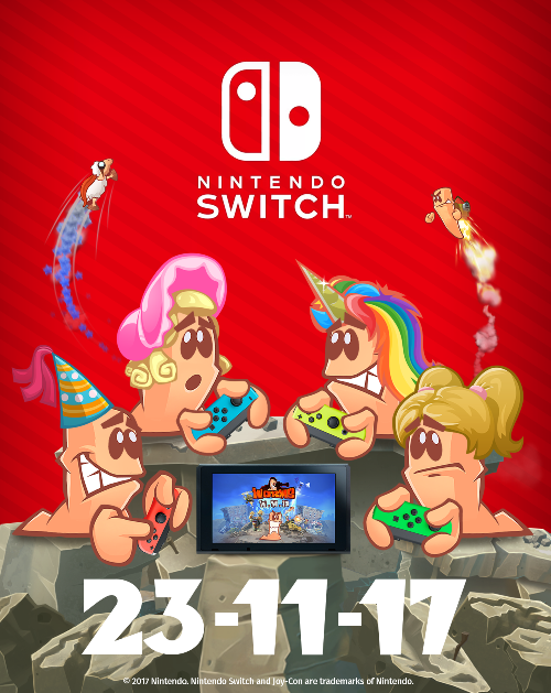 Worms W.M.D Launching on Nintendo Switch Nov. 23
