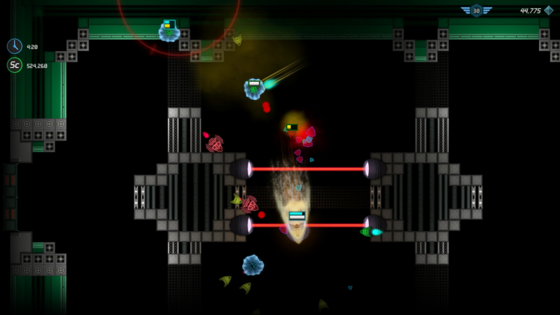 Aperion Cyberstorm Multiplayer Minimalist Twin Stick Shooter Heading to Nintendo Switch and PC Feb. 8