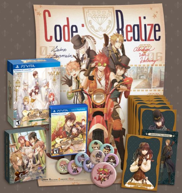Code: Realize Limited Editions Available Now in North America for PlayStation