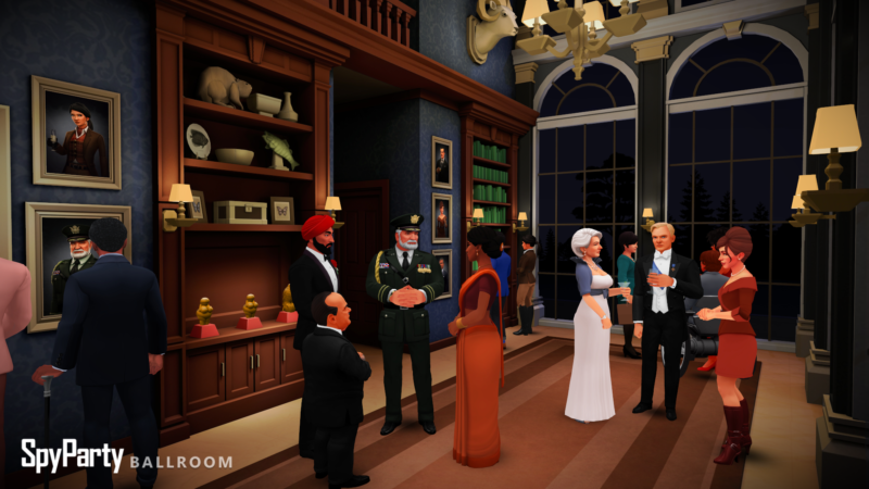 SpyParty Competitive Espionage Game Now Out on Steam Early Access