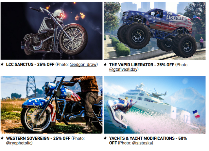 GTA Online Celebrates Memorial Day with Double GTA$ & RP Across Motor Wars, VIP & Biker Work and Much More