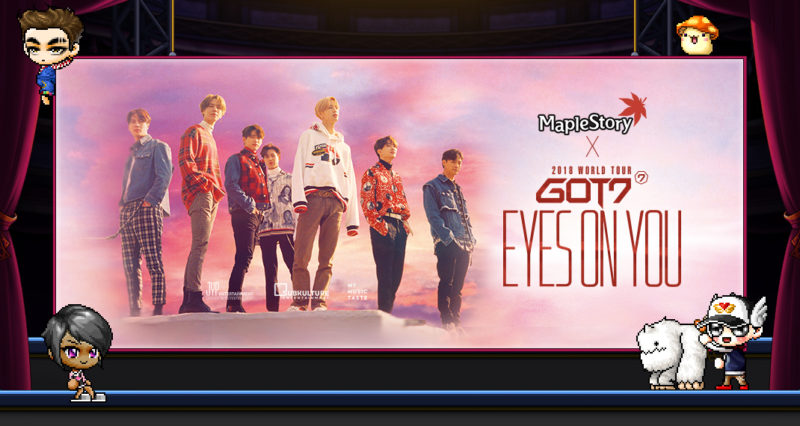 Play MapleStory for a Chance to Win a Free Ticket to See GOT7 in the U.S. During the "Eyes On You" World Tour