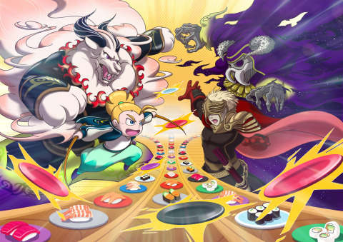 Nintendo Wants You to Win Battles by...Eating Sushi? New Game Trailer Details Frenetic Puzzle-Action of Sushi Striker: The Way of Sushido