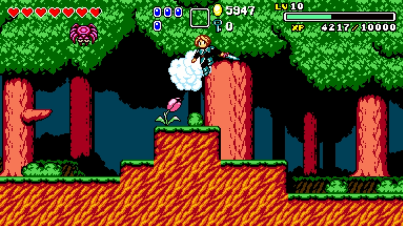 Wonder Boy in Monster World Inspired Retro Arcade AGGELOS Now Out on PC and Soon on Console