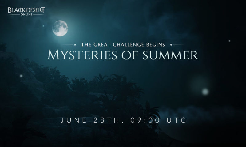 BLACK DESERT ONLINE Mysteries of Summer Event Announced