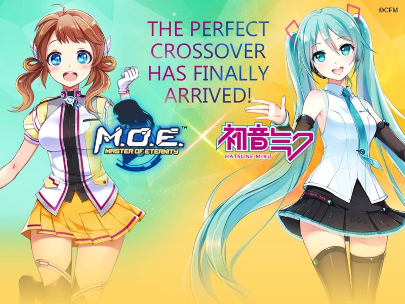 Virtual Idol HATSUNE MIKU Arrives in MASTER OF ETERNITY