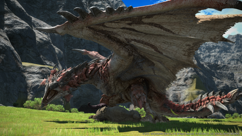 E3 2018: The Fearsome RATHALOS of MONSTER HUNTER: WORLD Comes to FINAL FANTASY XIV ONLINE this Summer