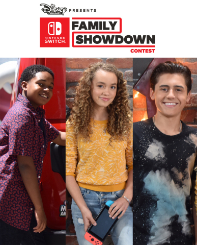 Calling All Families! Apply to Compete in Disney Channel’s Nintendo Switch Family Showdown Contest