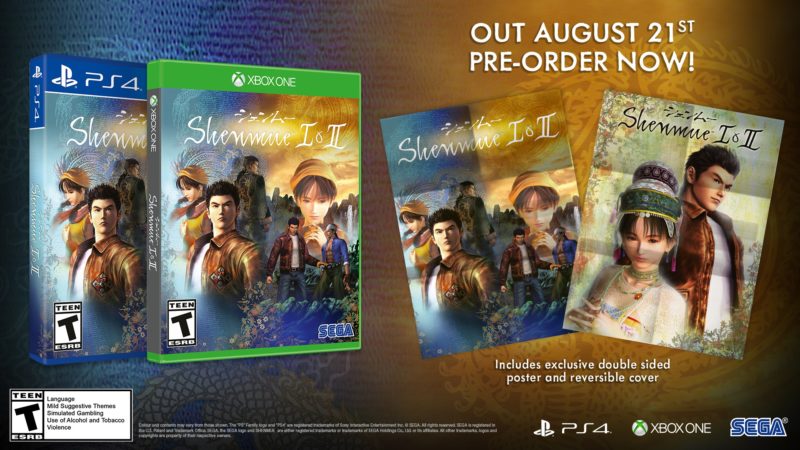 SHENMUE I & II Launching on Xbox One, PlayStation 4, and PC Aug. 21