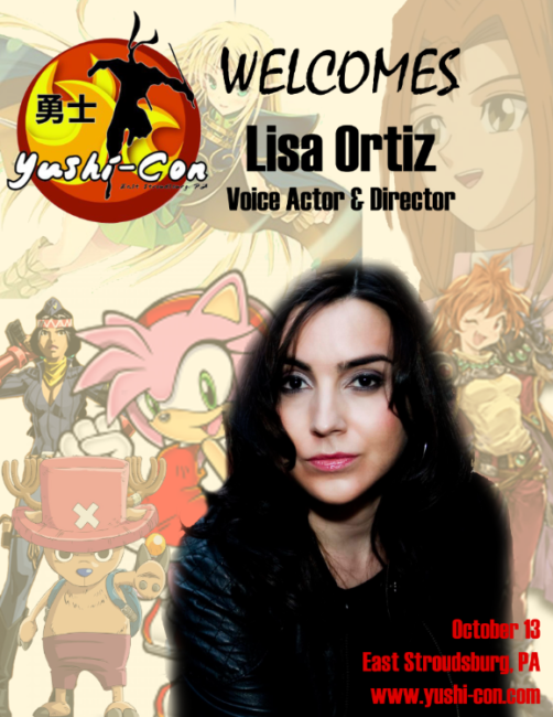 Prominent Voice Actor & Director Lisa Ortiz Heading to Yushi-Con