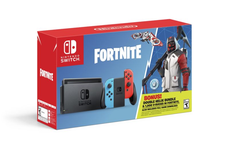 Nintendo Switch Fortnite Double Helix Bundle with Special In-Game Currency and Content Launches in Stores Oct. 5