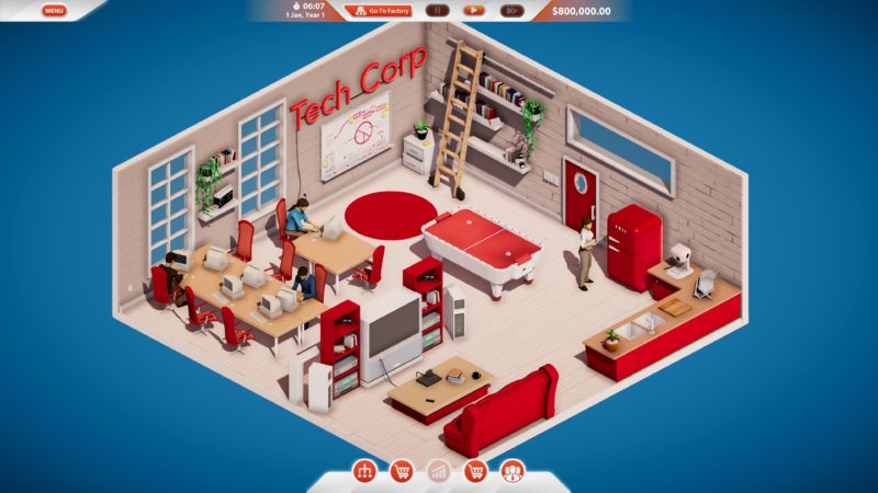 Tech Corp. Business Tycoon Launching on Steam Early Access Today