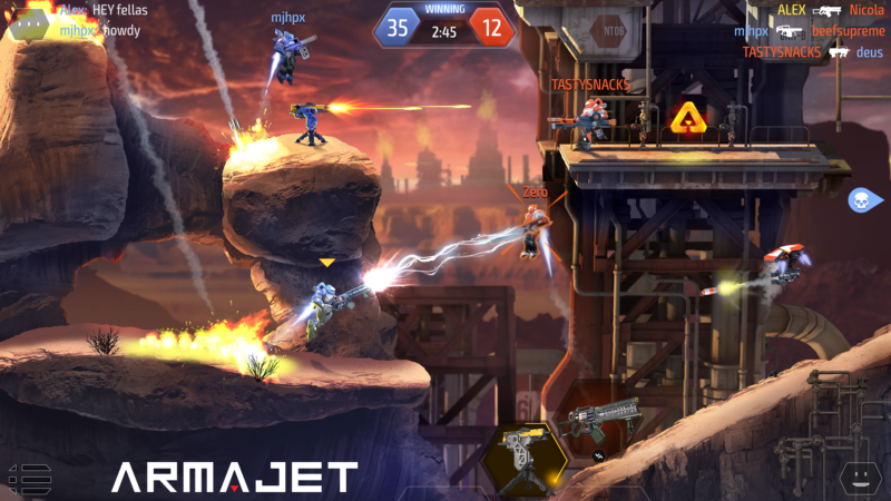 ARMAJET Competitive Sidescrolling Shooter Now Out on Steam Early Access