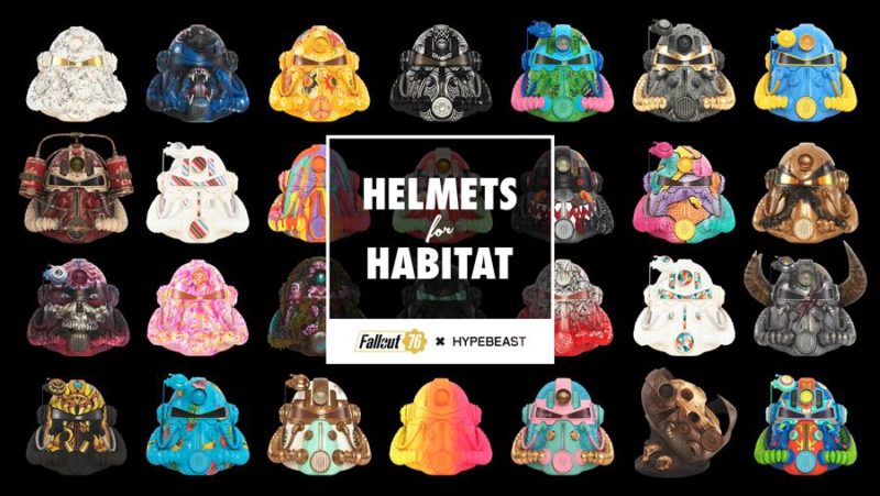 FALLOUT 76 Presents Helmets for Habitat