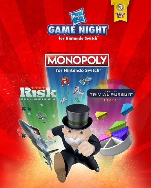 HASBRO GAME NIGHT by Ubisoft Now Available for Nintendo Switch