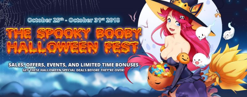 NUTAKU Announces the Spooky Booby Halloween Fest is Now Live