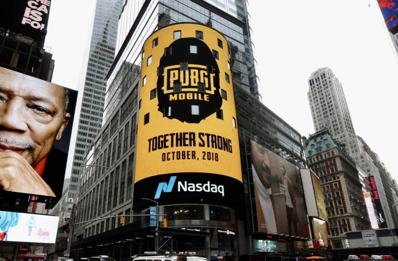 PUBG MOBILE Spotted in Times Square