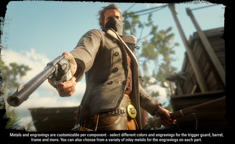 RED DEAD REDEMPTION 2 Details Weaponry with Stunning Gallery