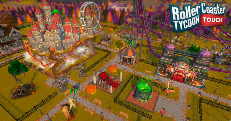 RollerCoaster Tycoon Touch Releases Halloween Update
