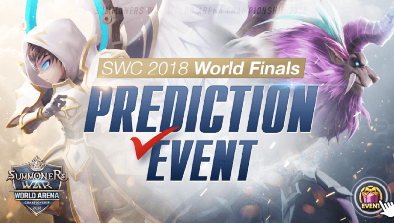Summoners War Holding Predict the Winner Event for SWC 2018