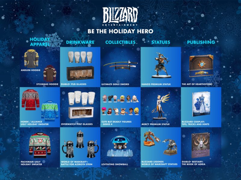 Activision and Blizzard Let You Deck the Halls this Season with Epic Gift Ideas