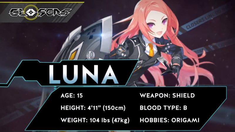 CLOSERS to Welcome LUNA Dec. 11