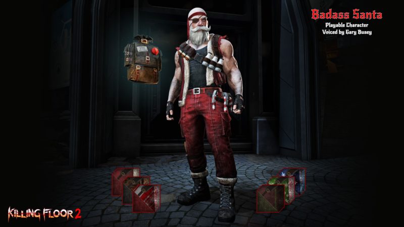 Gary Busey Stars as Badass Santa in Upcoming Killing Floor 2 – Twisted Christmas: Season’s Beatings Update