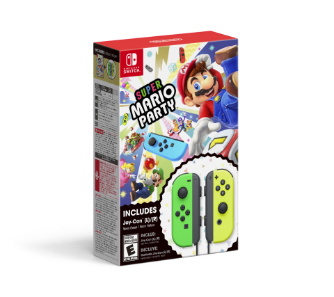 Make Multiplayer Parties Even Easier with a Super Mario Party Bundle with Included Joy-Con