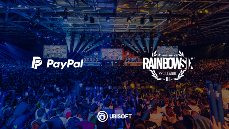 UBISOFT Welcomes PAYPAL as New Key Partner for TOM CLANCY'S RAINBOW SIX PRO LEAGUE and Majors