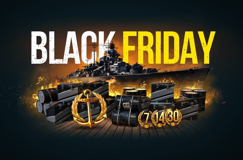 WORLD OF WARSHIPS Unleashes Huge Black Friday Deals along with New Ships