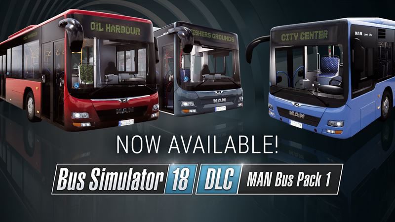 BUS SIMULATOR 18 Releases New MAN Bus Pack 1 DLC on Steam